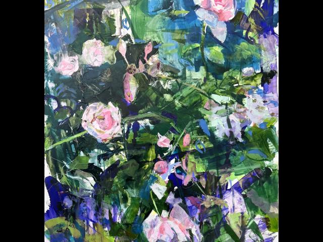 Oil on Yupo • 20 x 26