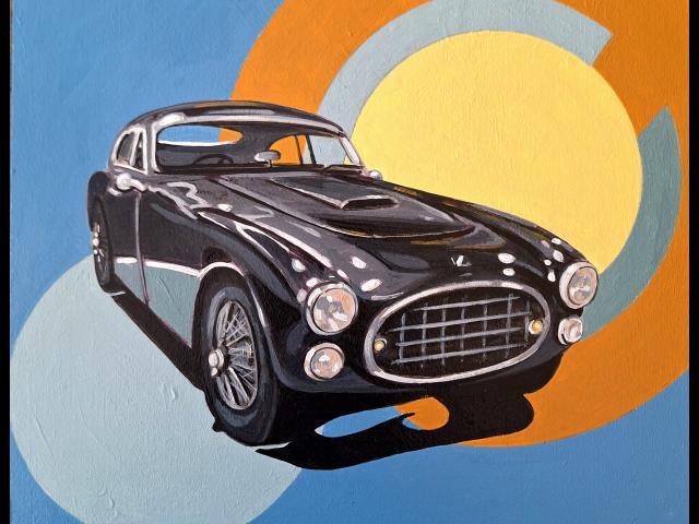 Minwax wood stain on panel • 10