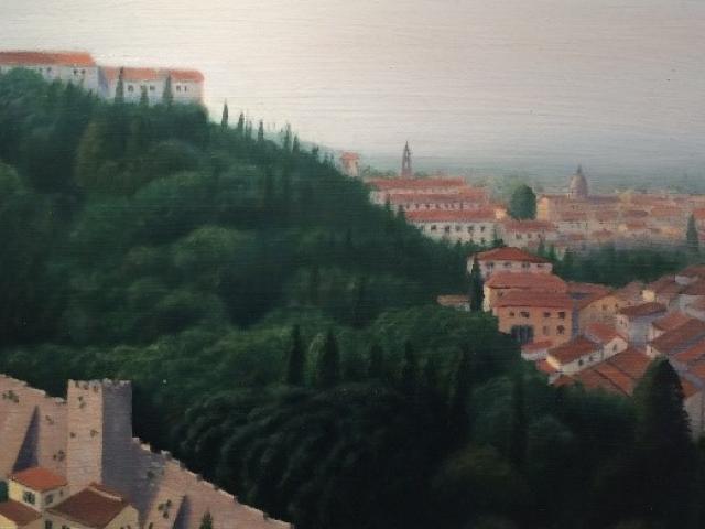 Ciliberti, Oil, View of Rome #1